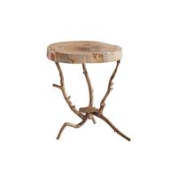 Copper-Root Side Table Contemporary Side Table