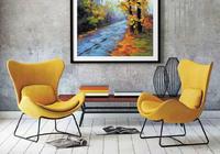 Single sofa chair cloth art leisure chair HS-Z542